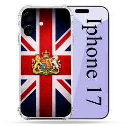 Coque Renforcée Pour Iphone 17 Voyage Drapeau Grande Bretagne UK