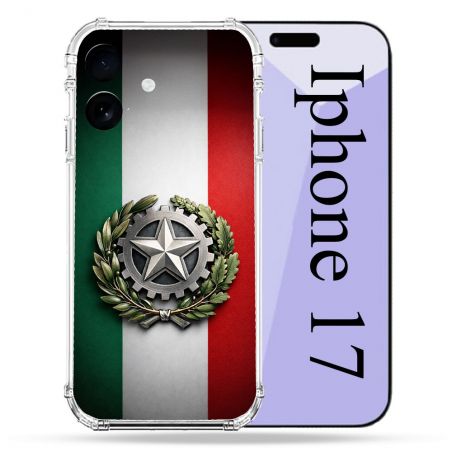 Coque Renforcée Pour Iphone 17 Voyage Drapeau Italie