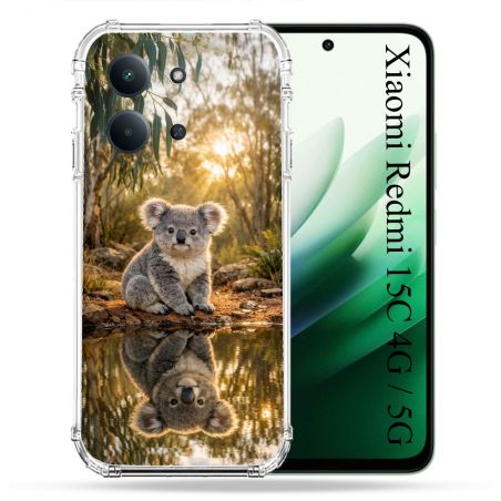 Coque Renforcée Pour Xiaomi Redmi 15C 4G Animal Koala Reflet