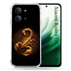Coque Renforcée Pour Xiaomi Redmi 15C 4G Animal Scorpion Fresque 2026
