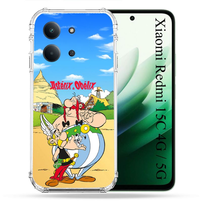 Coque Renforcée Pour Xiaomi Redmi 15C 4G Astérix Obélix Color