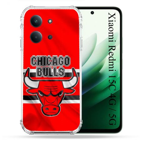 Coque Renforcée Pour Xiaomi Redmi 15C 4G Basket Chicago Bulls