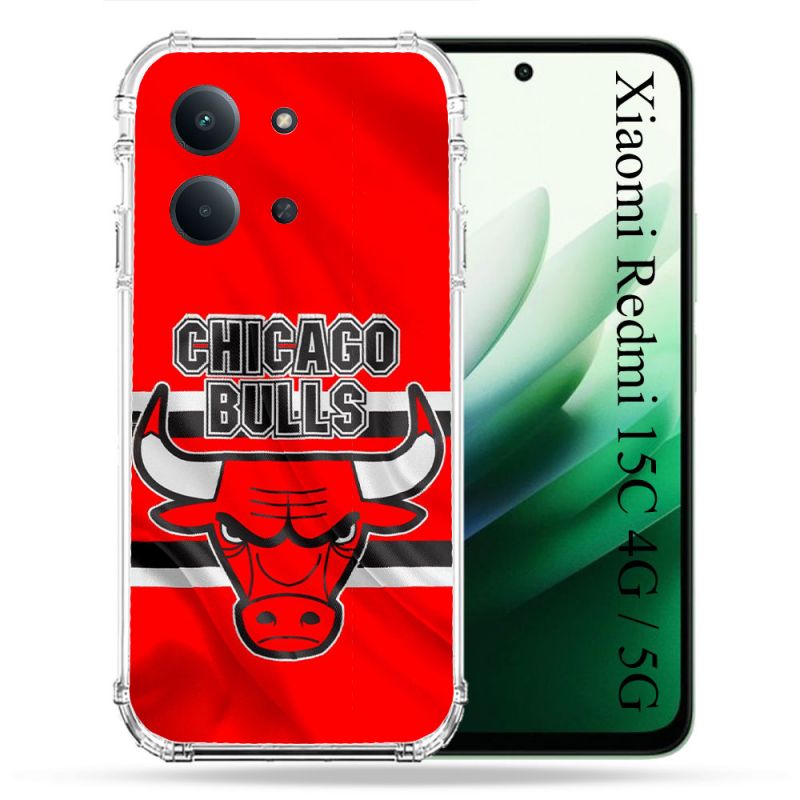 Coque Renforcée Pour Xiaomi Redmi 15C 4G Basket Chicago Bulls