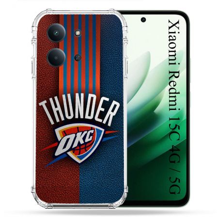 Coque Renforcée Pour Xiaomi Redmi 15C 4G Basket Oklahoma City Thunder