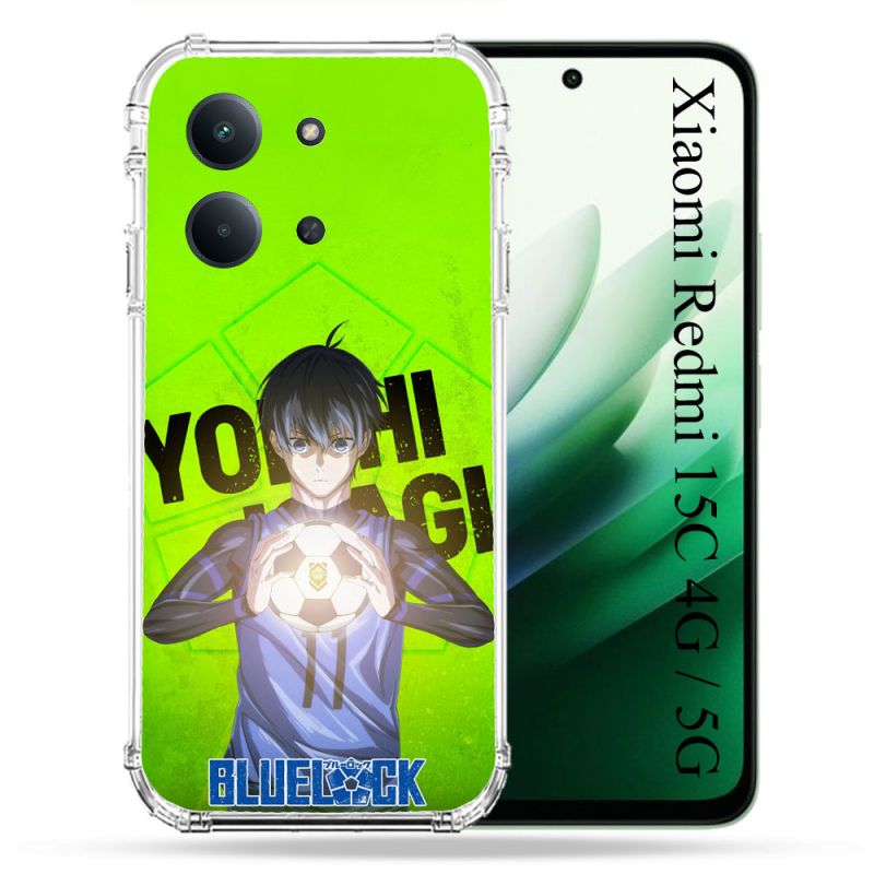Coque Renforcée Pour Xiaomi Redmi 15C 4G Manga Blue Lock Yoichi Isagi