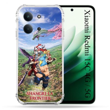 Coque Renforcée Pour Xiaomi Redmi 15C 4G Manga Shangri La Frontier Affiche