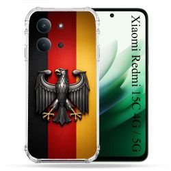 Coque Renforcée Pour Xiaomi Redmi 15C 4G Voyage Drapeau Allemagne