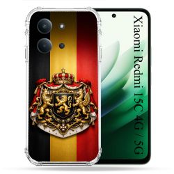 Coque Renforcée Pour Xiaomi Redmi 15C 4G Voyage Drapeau Belgique