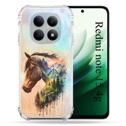 Coque Renforcée Pour Xiaomi Redmi Note 15 4G Animal Cheval Montagne