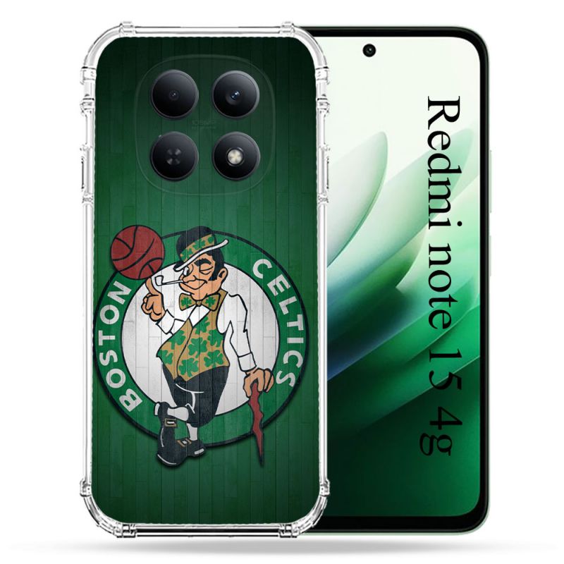 Coque Renforcée Pour Xiaomi Redmi Note 15 4G Basket Boston Celtics