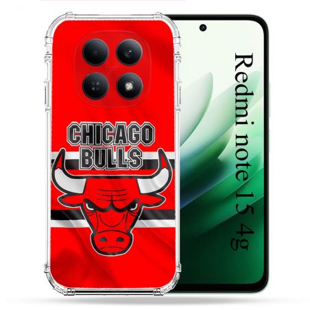 Coque Renforcée Pour Xiaomi Redmi Note 15 4G Basket Chicago Bulls