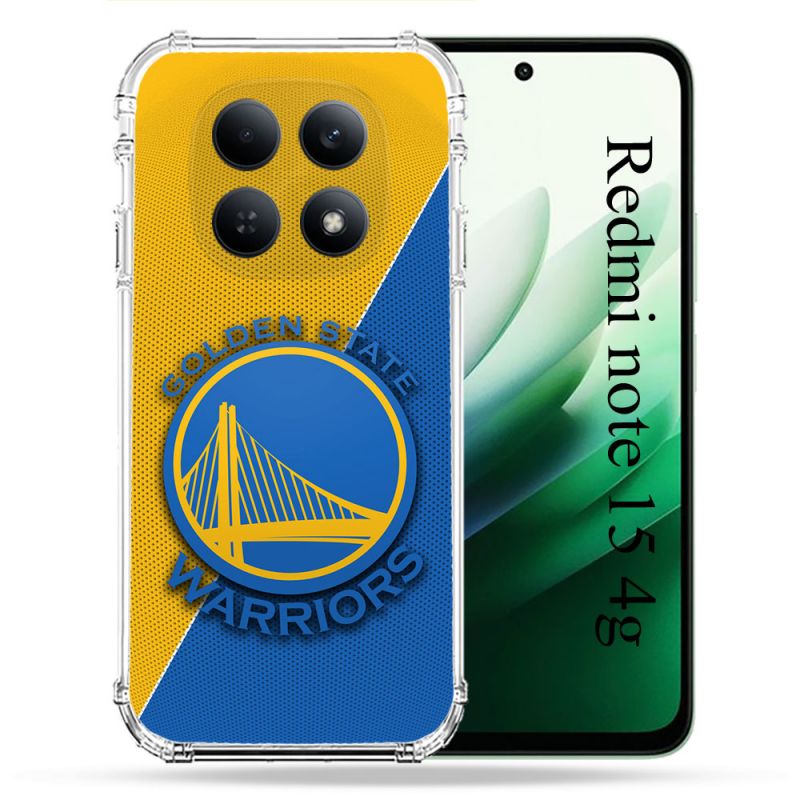 Coque Renforcée Pour Xiaomi Redmi Note 15 4G Basket Golden State Warriors