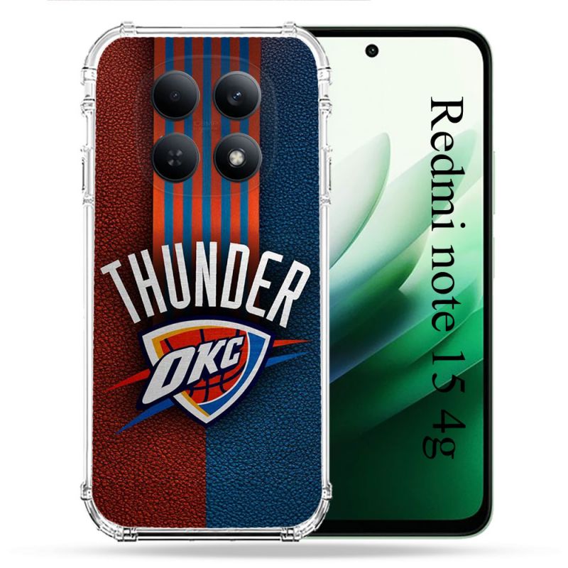 Coque Renforcée Pour Xiaomi Redmi Note 15 4G Basket Oklahoma City Thunder