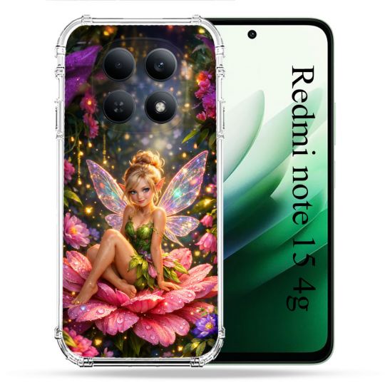 Coque Renforcée Pour Xiaomi Redmi Note 15 4G Fantastique Fee Fleur