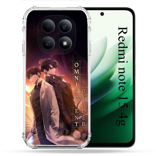 Coque Renforcée Pour Xiaomi Redmi Note 15 4G Manga Lecteur Omniscient Affiche