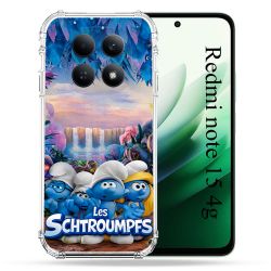 Coque Renforcée Pour Xiaomi Redmi Note 15 4G Schtroumpfs Forêt