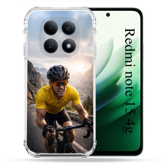 Coque Renforcée Pour Xiaomi Redmi Note 15 4G Sport Cyclisme Maillot Jaune