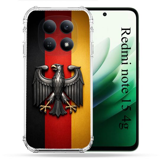 Coque Renforcée Pour Xiaomi Redmi Note 15 4G Voyage Drapeau Allemagne