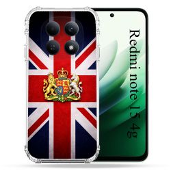 Coque Renforcée Pour Xiaomi Redmi Note 15 4G Voyage Drapeau Grande Bretagne UK
