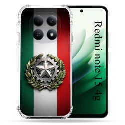 Coque Renforcée Pour Xiaomi Redmi Note 15 4G Voyage Drapeau Italie