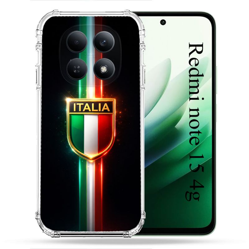 Coque Renforcée Pour Xiaomi Redmi Note 15 4G Voyage Drapeau Italie 3 2026