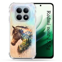 Coque Renforcée Pour Xiaomi Redmi Note 15 5G Animal Cheval Montagne
