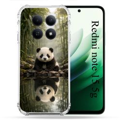 Coque Renforcée Pour Xiaomi Redmi Note 15 5G Animal Panda Reflet
