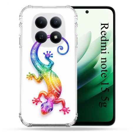 Coque Renforcée Pour Xiaomi Redmi Note 15 5G Animal Salamandre Color 2026