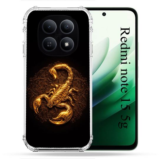 Coque Renforcée Pour Xiaomi Redmi Note 15 5G Animal Scorpion Fresque 2026