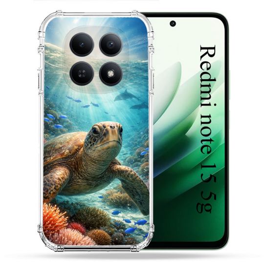 Coque Renforcée Pour Xiaomi Redmi Note 15 5G Animal Tortue Marine