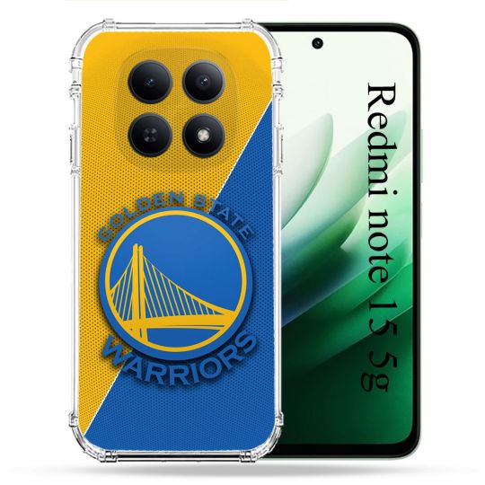 Coque Renforcée Pour Xiaomi Redmi Note 15 5G Basket Golden State Warriors