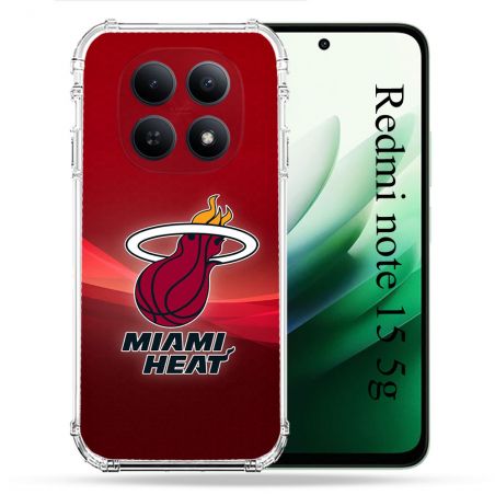 Coque Renforcée Pour Xiaomi Redmi Note 15 5G Basket Miami Heat