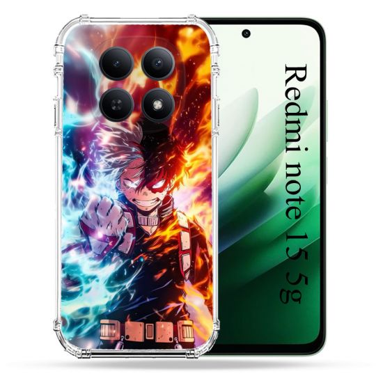 Coque Renforcée Pour Xiaomi Redmi Note 15 5G Manga My Hero Academia Shoto Portrait