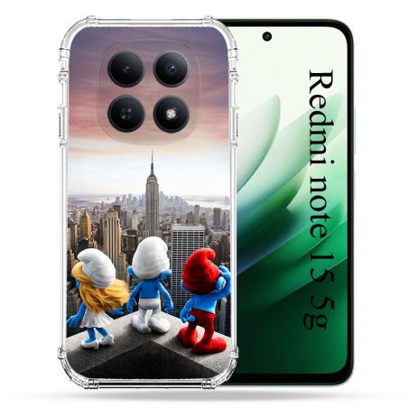 Coque Renforcée Pour Xiaomi Redmi Note 15 5G Schtroumpfs New York