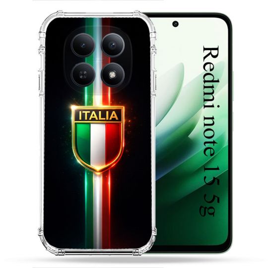 Coque Renforcée Pour Xiaomi Redmi Note 15 5G Voyage Drapeau Italie 3 2026