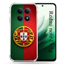Coque Renforcée Pour Xiaomi Redmi Note 15 5G Voyage Drapeau Portugal