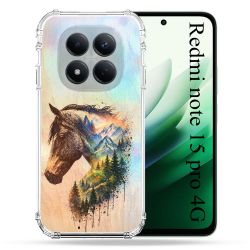 Coque Renforcée Pour Xiaomi Redmi Note 15 Pro 4G Animal Cheval Montagne