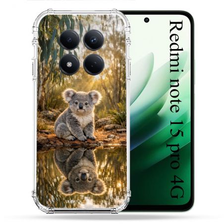 Coque Renforcée Pour Xiaomi Redmi Note 15 Pro 4G Animal Koala Reflet