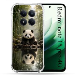 Coque Renforcée Pour Xiaomi Redmi Note 15 Pro 4G Animal Panda Reflet