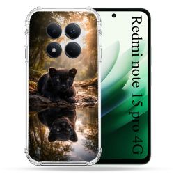 Coque Renforcée Pour Xiaomi Redmi Note 15 Pro 4G Animal Panthère Reflet