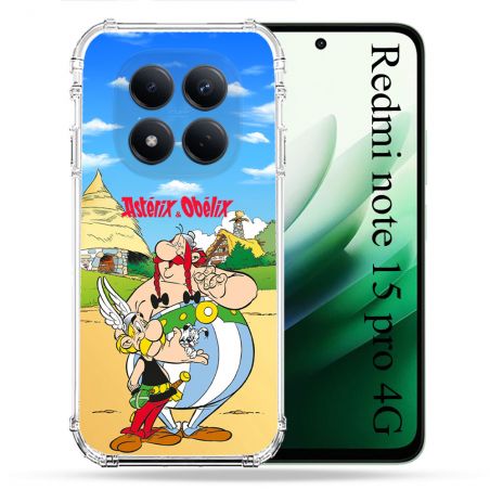 Coque Renforcée Pour Xiaomi Redmi Note 15 Pro 4G Astérix Obélix Color