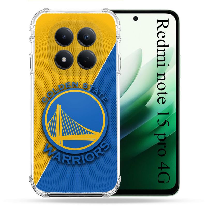 Coque Renforcée Pour Xiaomi Redmi Note 15 Pro 4G Basket Golden State Warriors