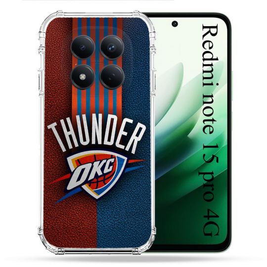 Coque Renforcée Pour Xiaomi Redmi Note 15 Pro 4G Basket Oklahoma City Thunder