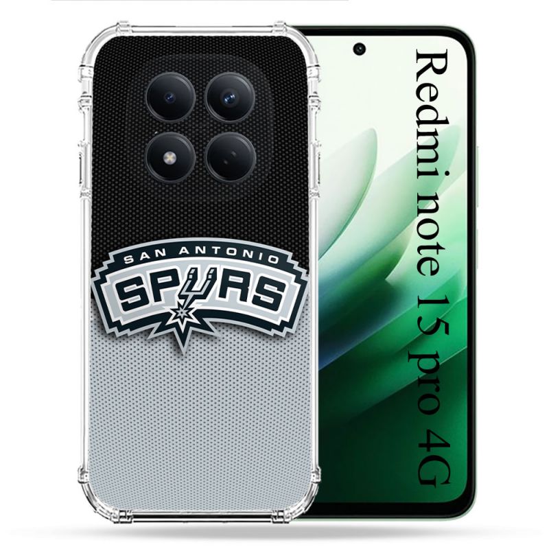 Coque Renforcée Pour Xiaomi Redmi Note 15 Pro 4G Basket San Antonio Spurs