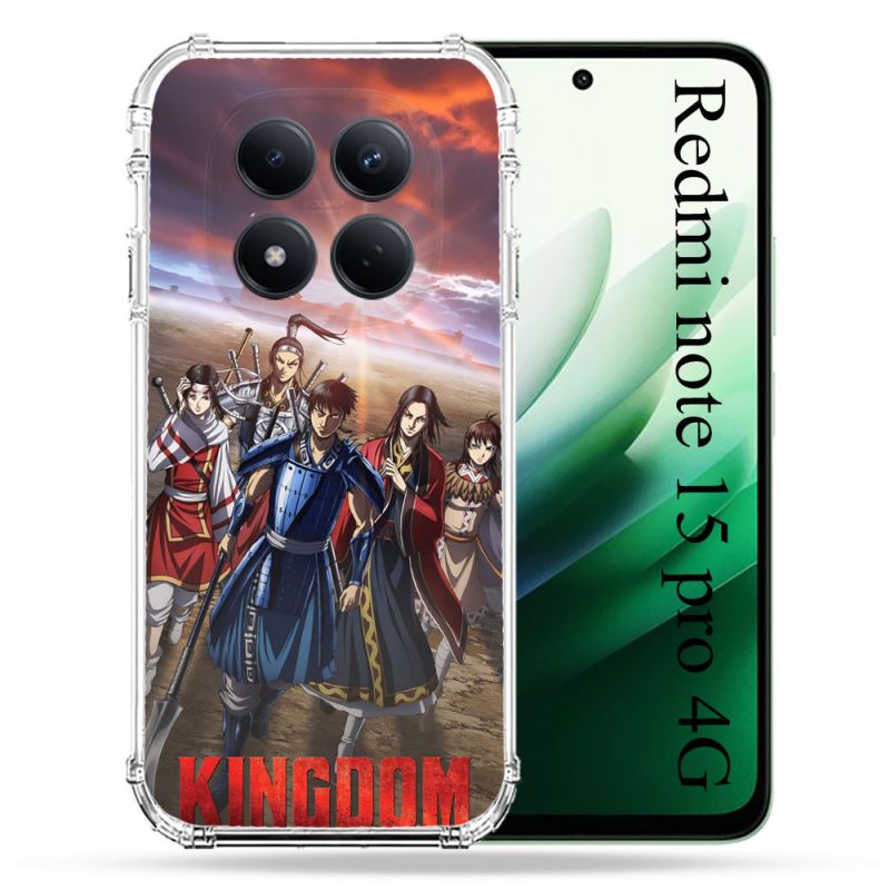 Coque Renforcée Pour Xiaomi Redmi Note 15 Pro 4G Manga Kingdom Affiche