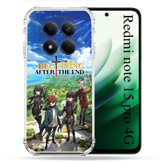 Coque Renforcée Pour Xiaomi Redmi Note 15 Pro 4G Manga The Beginning After The End Affiche