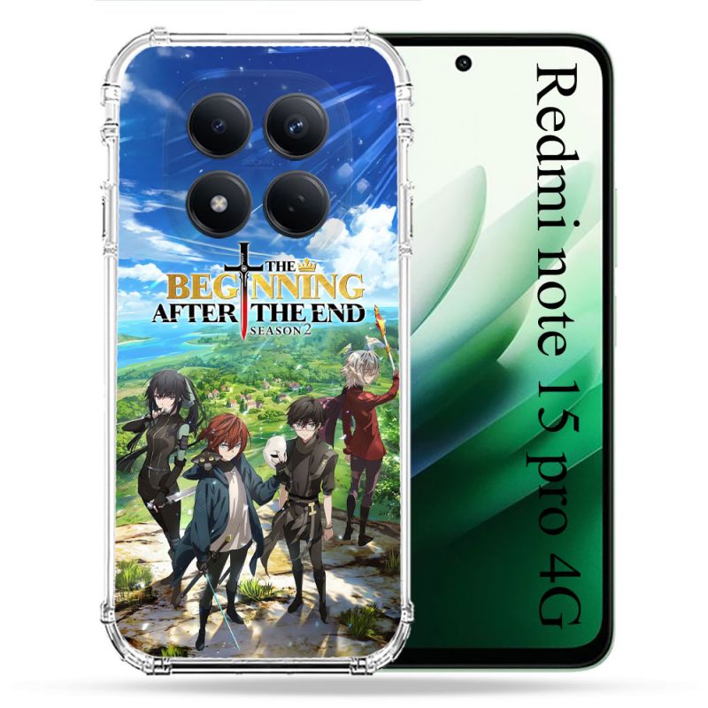 Coque Renforcée Pour Xiaomi Redmi Note 15 Pro 4G Manga The Beginning After The End Affiche