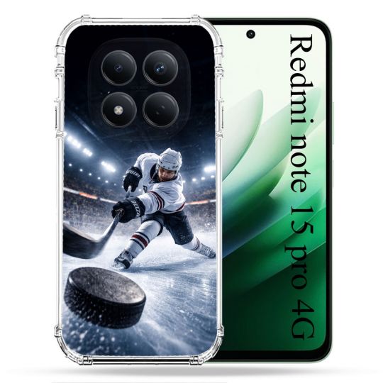 Coque Renforcée Pour Xiaomi Redmi Note 15 Pro 4G Sport Hockey sur Glace