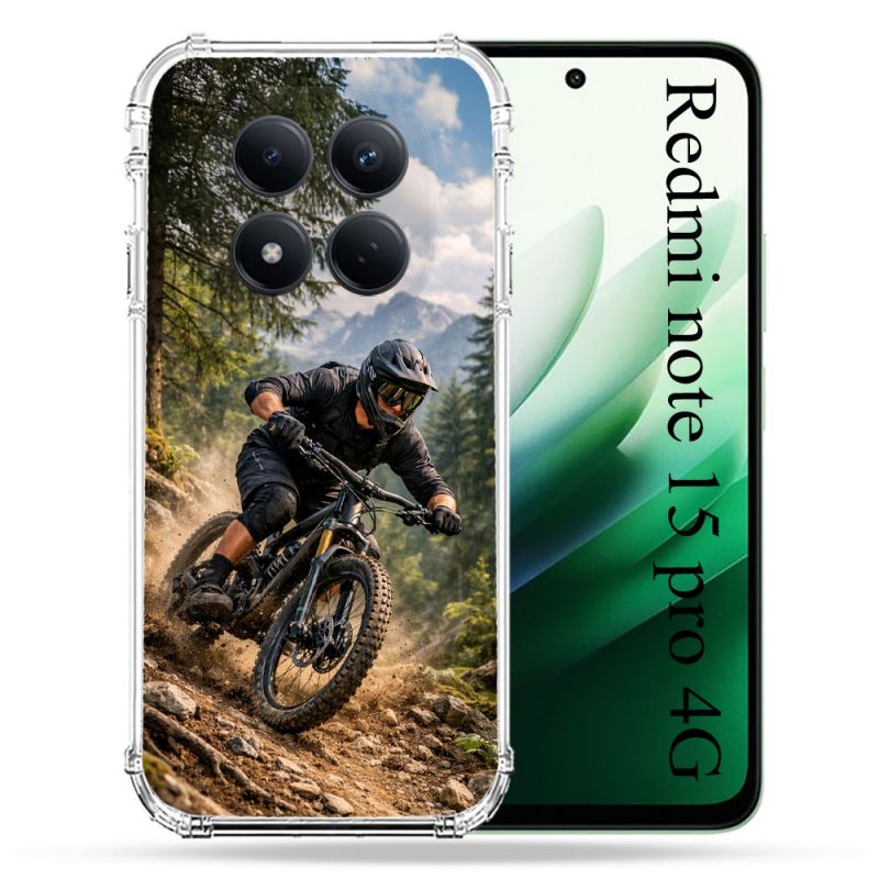 Coque Renforcée Pour Xiaomi Redmi Note 15 Pro 4G Sport VTT Montagne