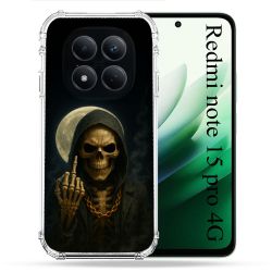 Coque Renforcée Pour Xiaomi Redmi Note 15 Pro 4G Tete de Mort Doigt 2026